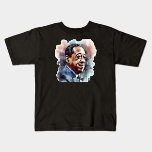 Duke Ellington Portrait for Black History Month Kids T-Shirt